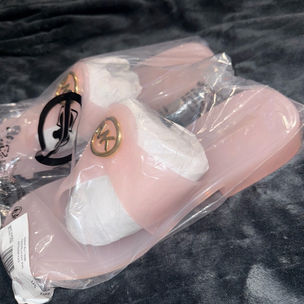 Michael Kors Hannah Jelly Thong Sandals in Light Pink💞⭐️ Size 11 - Picture 2 of 9